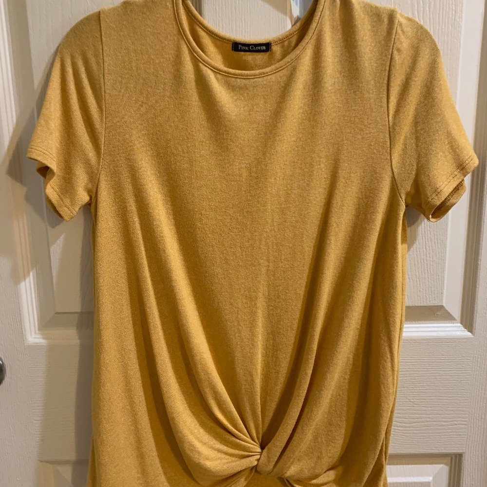 Denver Knot Front Knit Top